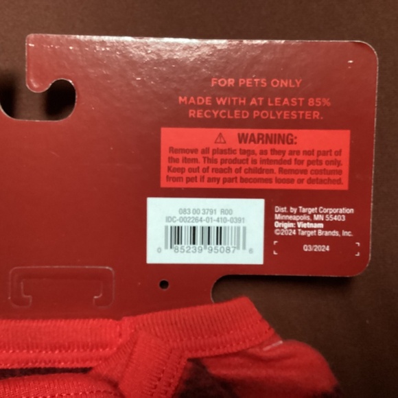Wondershop at Target Pet Pajamas New with Tag Size Small - Picture 10 of 13
